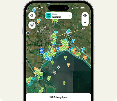 Fishing Spots in the FishAngler app